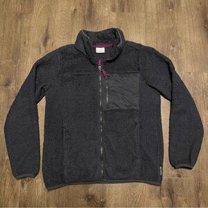 Columbia Fleece Zip Up Jacket Women’s Size L